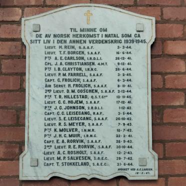 4. WWII Plaque 1939-1945
