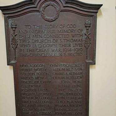 08. Great War Memorial 1914-1919