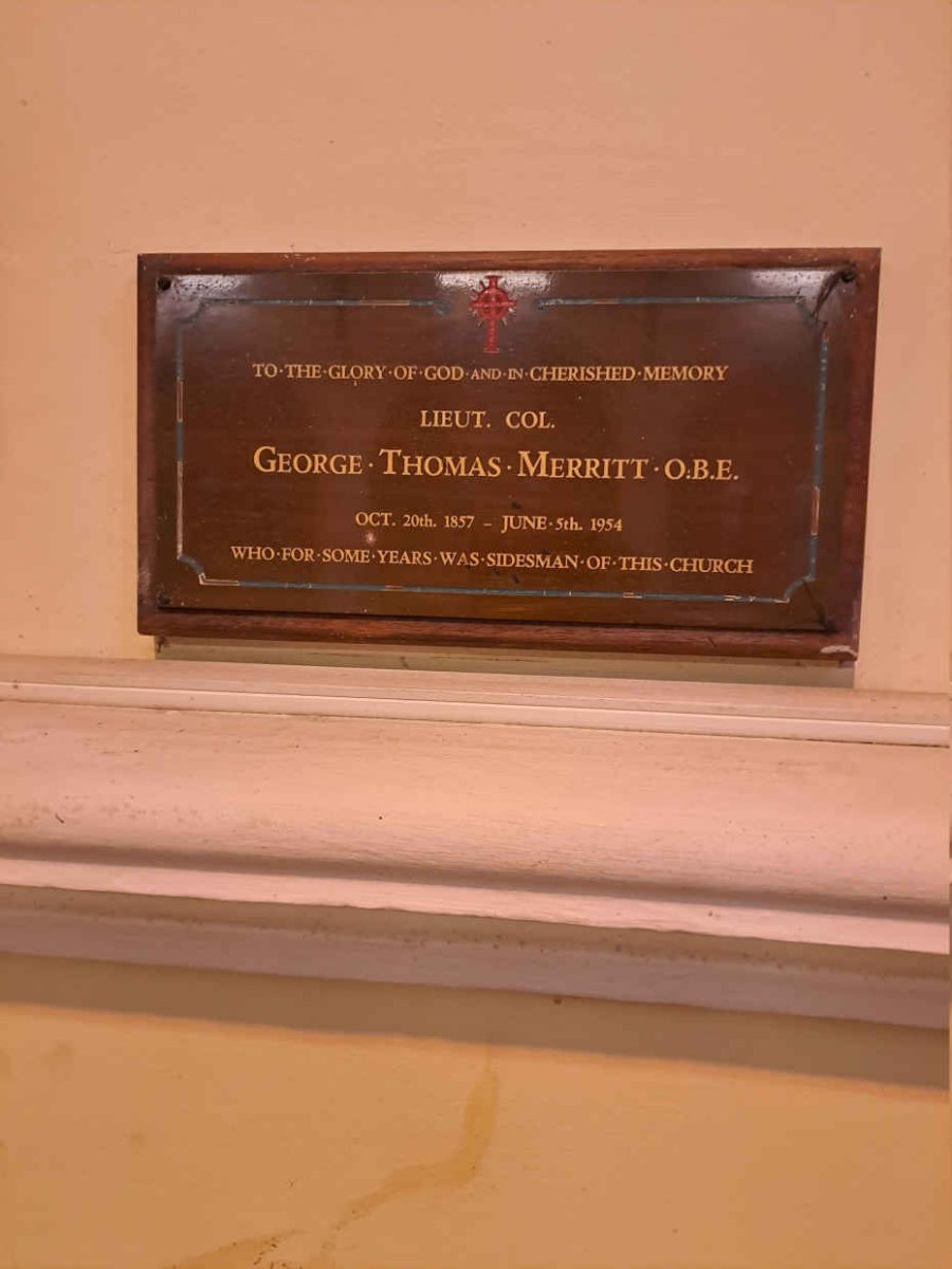 MERRITT George Thomas 1857-1954