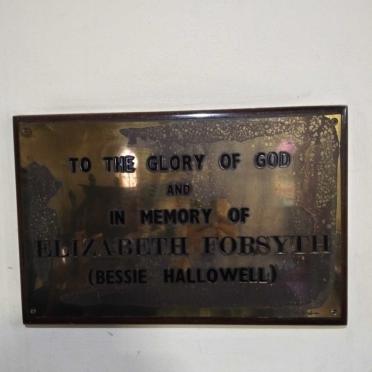 FORSYTH Elizabeth 