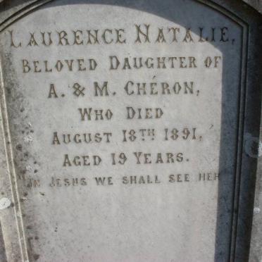 CHERON Laurence Natalie -1891