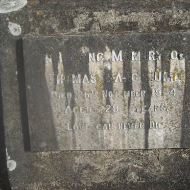 HUME Thomas Isaac -1924