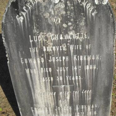 KIRKMAN Edward Joseph -1916 &amp; Lucy Charlotte -1888