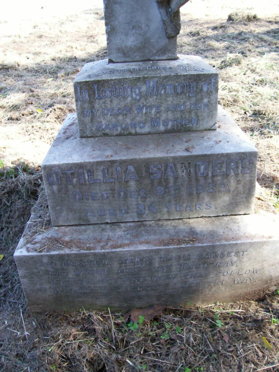 SANDERS Otillia -1938