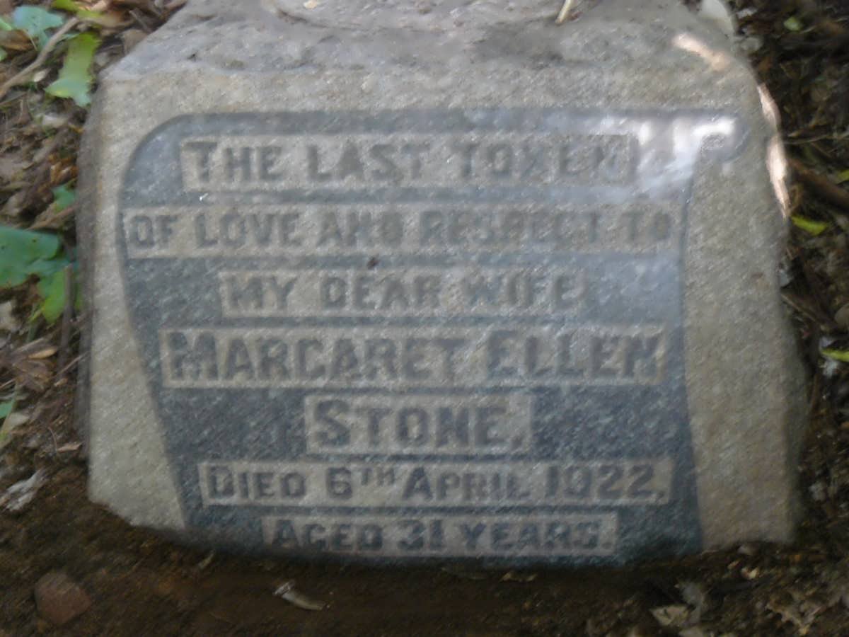 STONE Margaret Ellen -1922