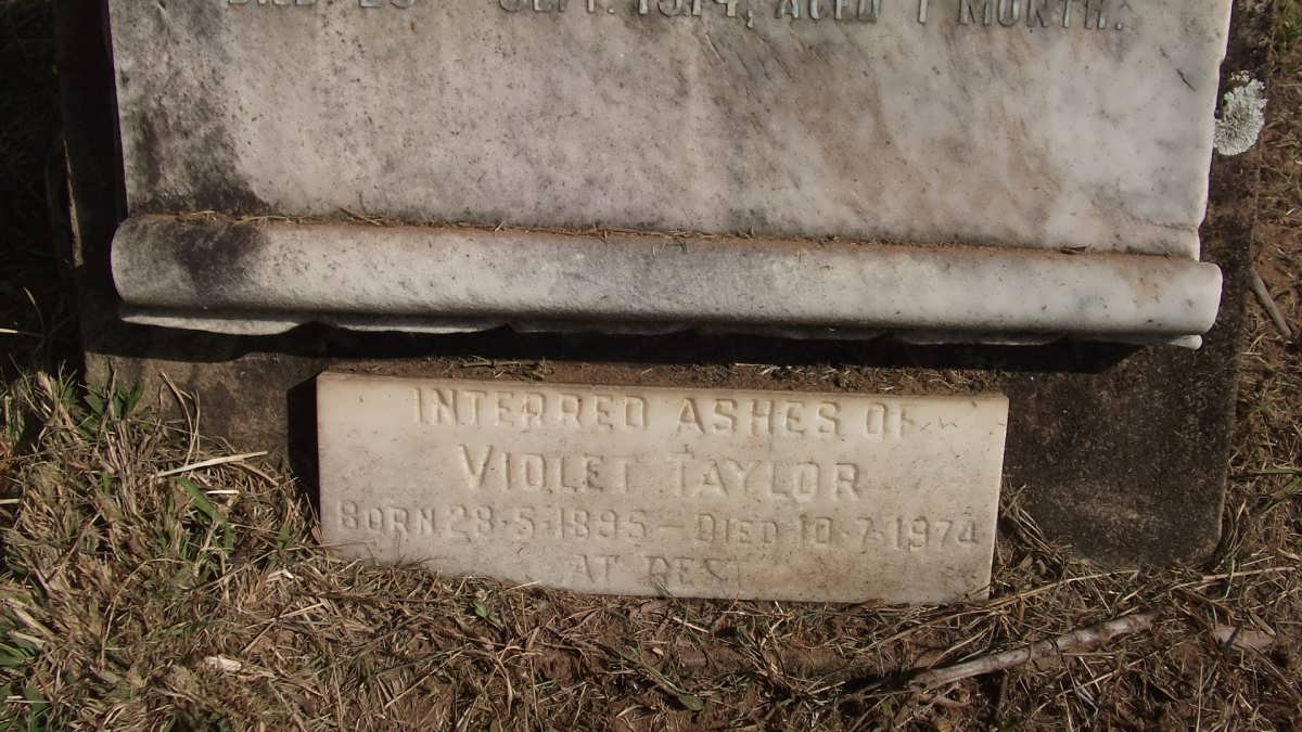 TAYLOR Daniel Arthur -1938 &amp; Violet 1895-1974 :: TAYLOR Arthur -1914