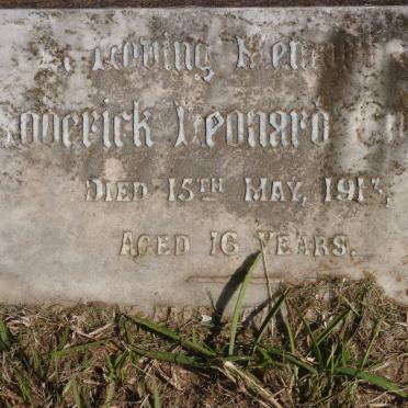 ? G? Roderick Leonard -1913