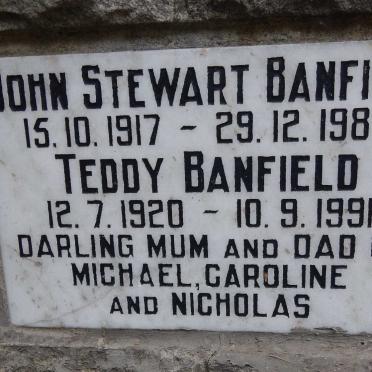 BANFIELD John Stewart 1917-1984 &amp; Teddy 1920-1991