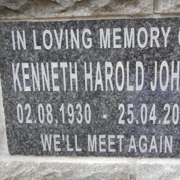 JOHNS Kenneth Harold 1930-2015