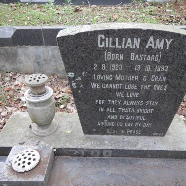 TOD Gillian Amy nee BASTARD 1923-1993