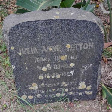 YETTON Julia Anne 1926-1992