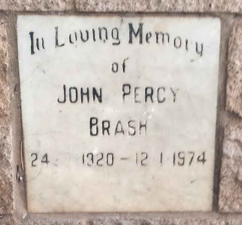 BRASH John Percy 1920-1954