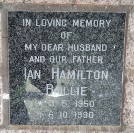 BAILLIE Ian Hamilton 1950-1990