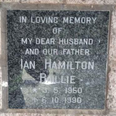 BAILLIE Ian Hamilton 1950-1990