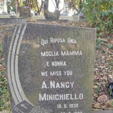 MINICHIELLO A. Nancy 1938-1993