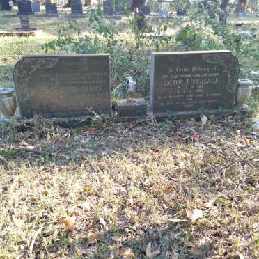 zzLIVERSAGE Victor 1918-1985 & Gladys Mary 1923-2000