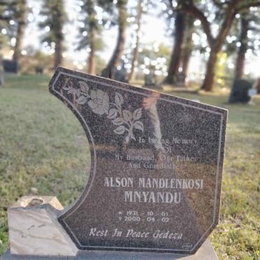 MNYANDU Alson Mandlenkosi 1931-2000