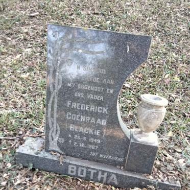 BOTHA Frederick Coenraad 1949-1987