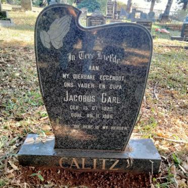 CALITZ Jacobus Carl 1929-1986