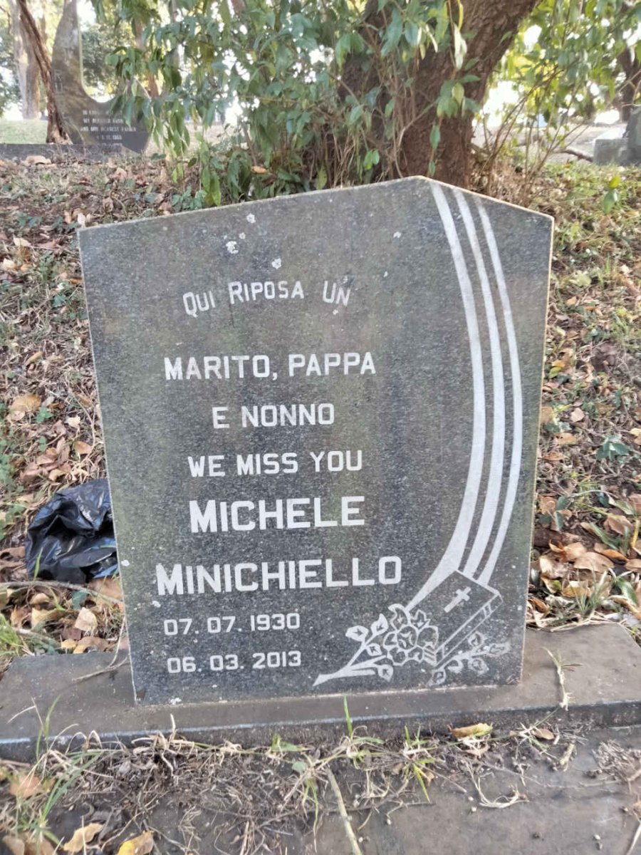MINICHIELLO Michele 1930-2013