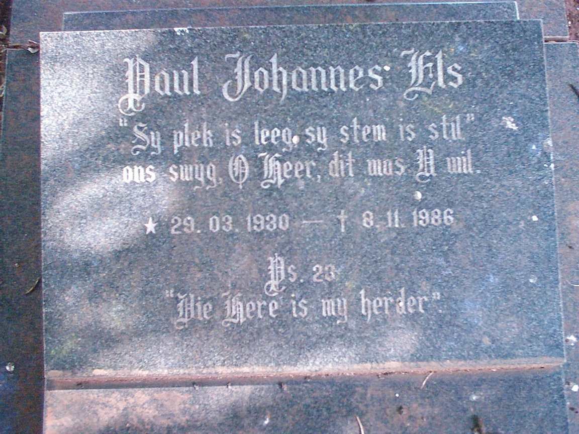ELS Paul Johannes 1930-1986