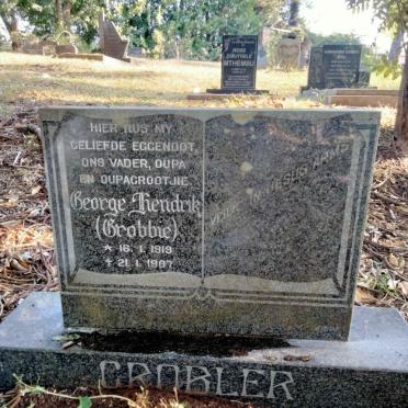 GROBLER George Hendrik 1919-1987