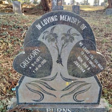 BURNS Gregory 1971-1991