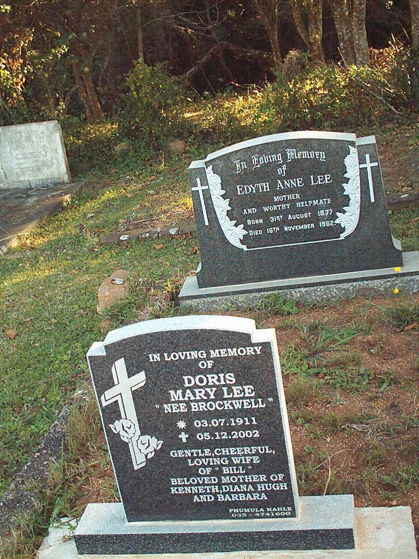 LEE  Edyth Anne 1877-1962 :: LEE Doris Mary nee BROCKWELL 1911-2002