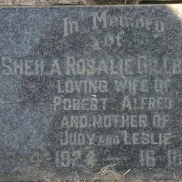 GILLBANKS Sheila Rosalie nee MITCHELL 1924-1984