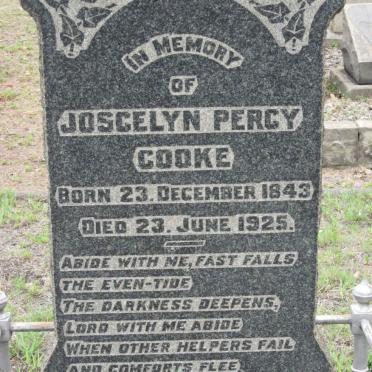 COOKE Joscelyn Percy 1843-1925