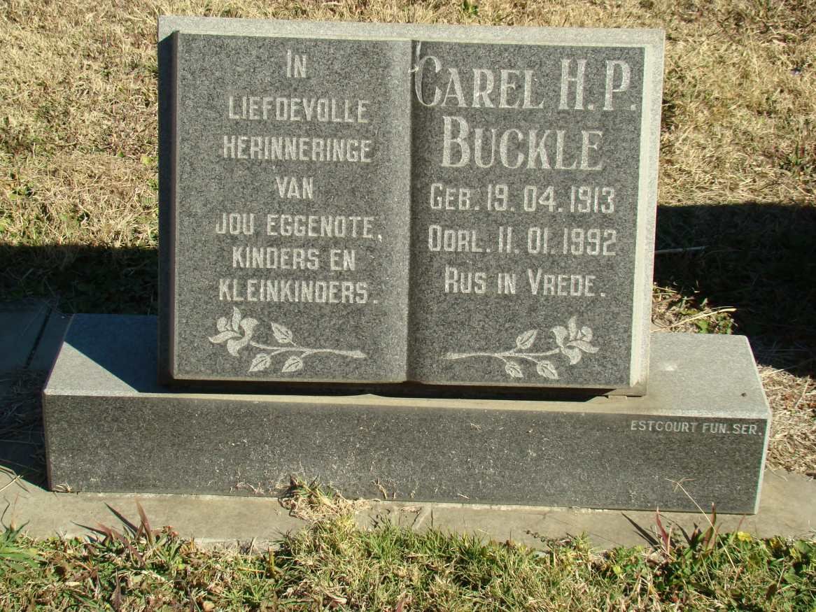 BUCKLE Carel H.P. 1913-1992