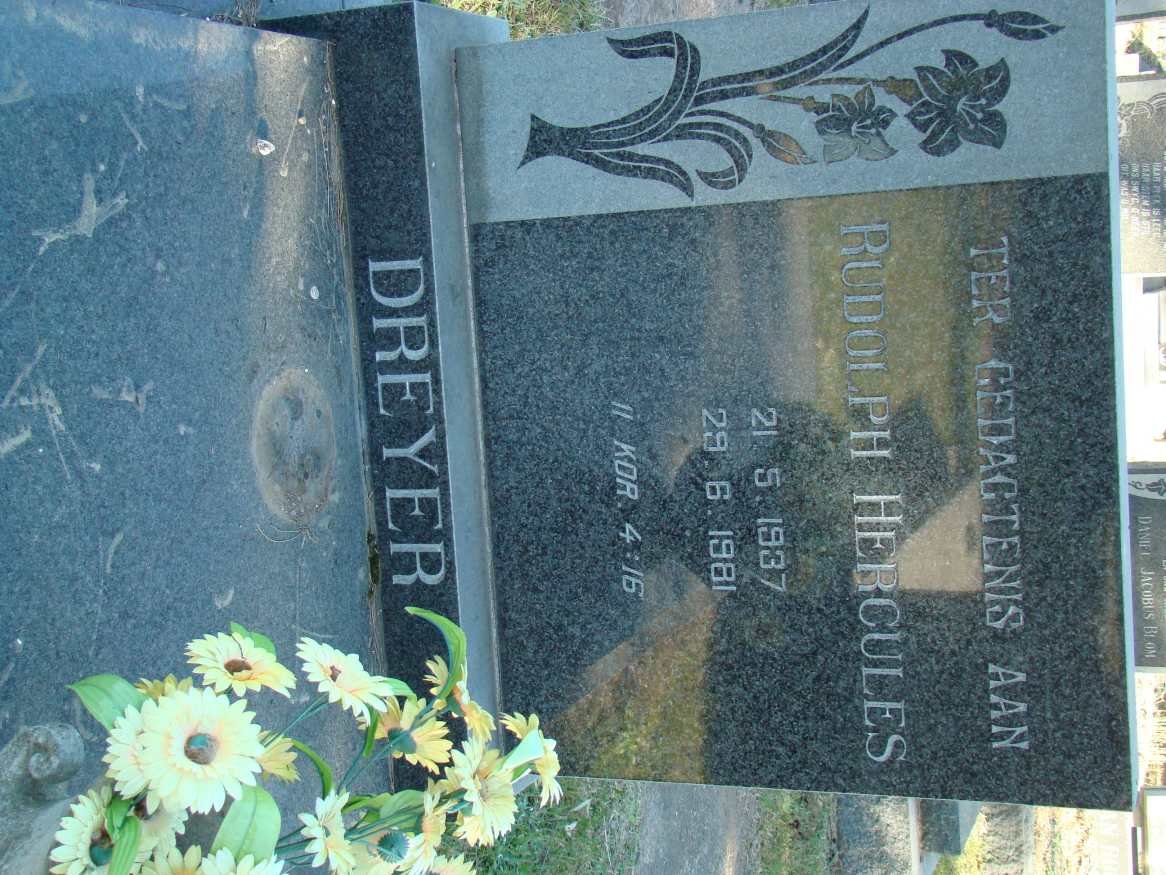DREYER Rudolph Hercules 1937-1981