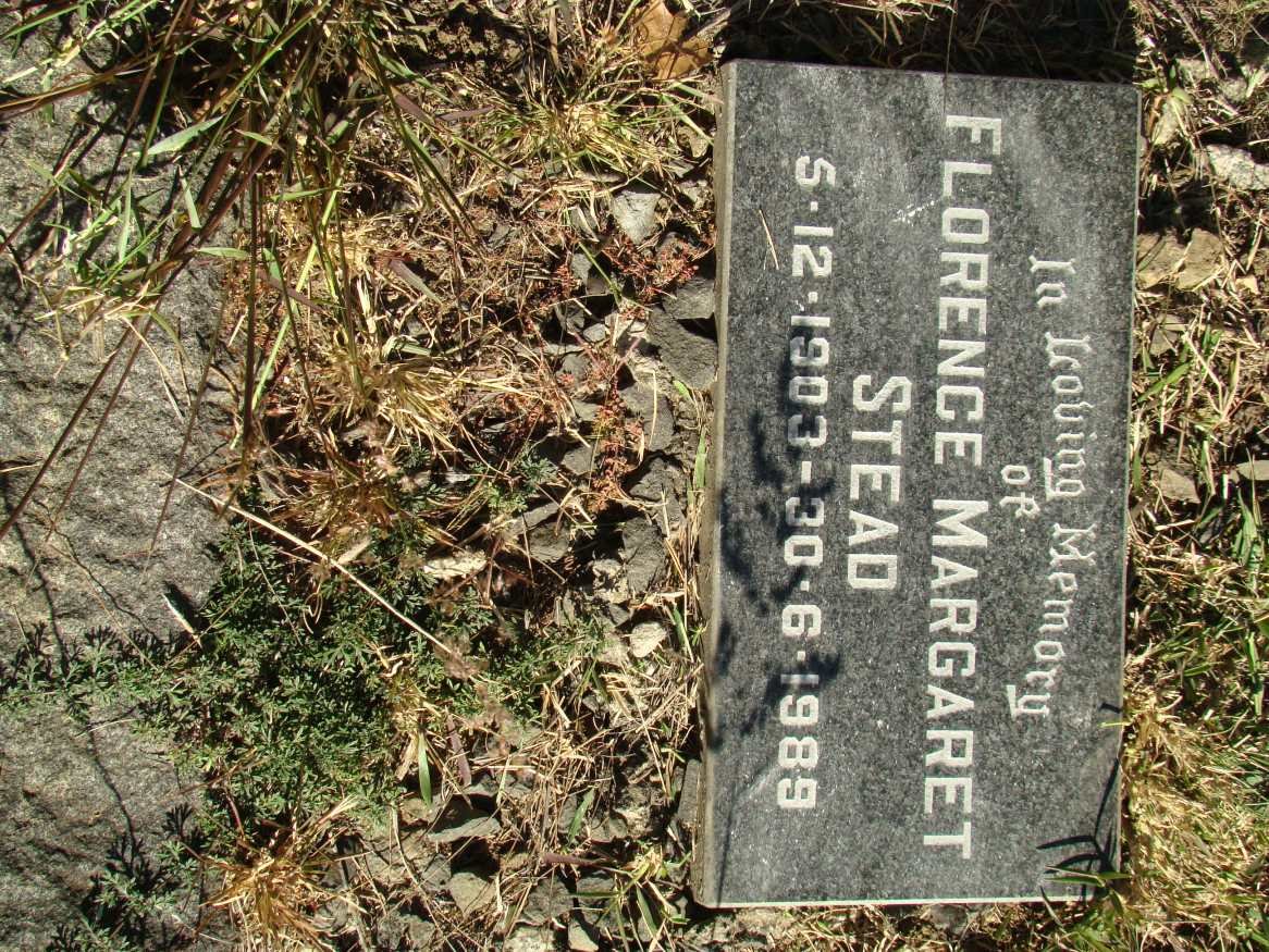 STEAD Florence Margaret 1903-1989
