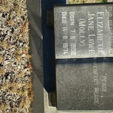 LOWE Elizabeth Jane 1906-1974