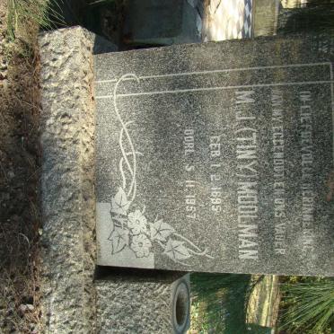MOOLMAN M.J. 1895-1957