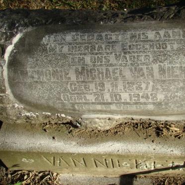 NIEKERK Anthonie Michael, van 1887-1948
