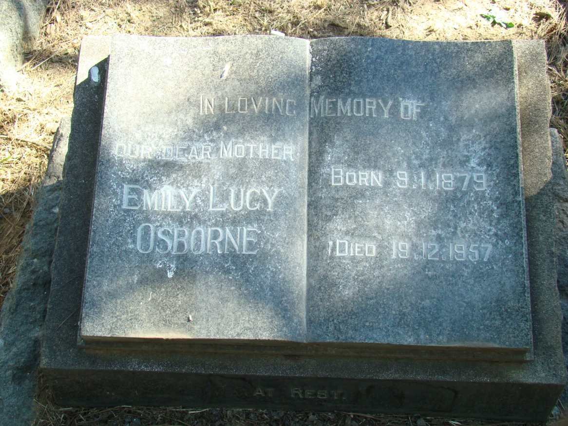 OSBORNE Emily Lucy 1879-1957