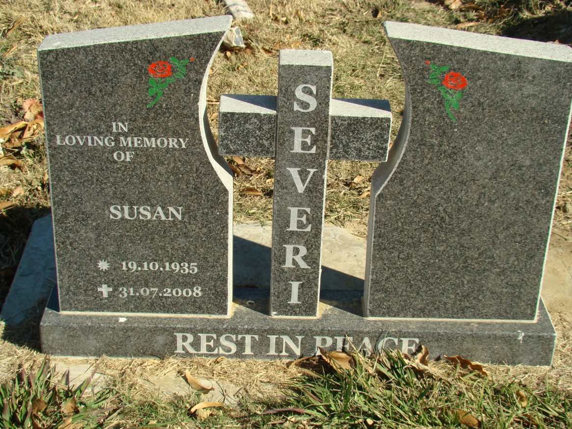 SEVERI Susan 1935-2008