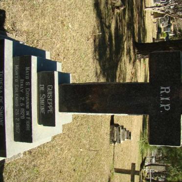 SIMONE Guiseppe, de 1920-1957 &amp; Teresa 1926-2001