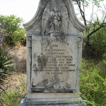 PRETORIUS Christiaan Martinus 1858-1915