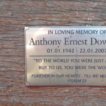 DOWNING Anthony Ernest 1942-2007