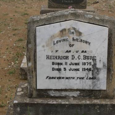 BURE Heinrich D.C. 1875-1946