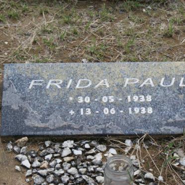 PAUL Frida 1938-1938