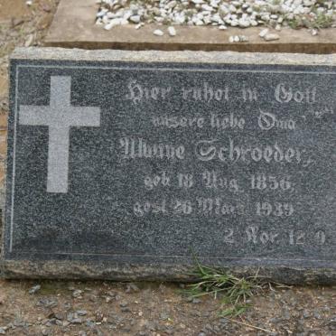 SCHROEDER Alwine 1856-1939