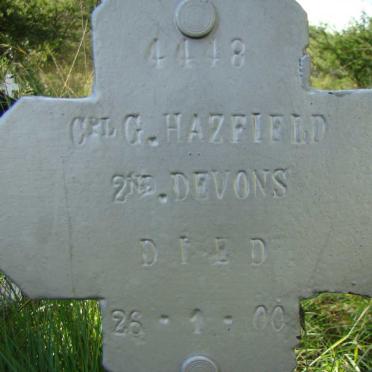 HAZFIELD G. -1900