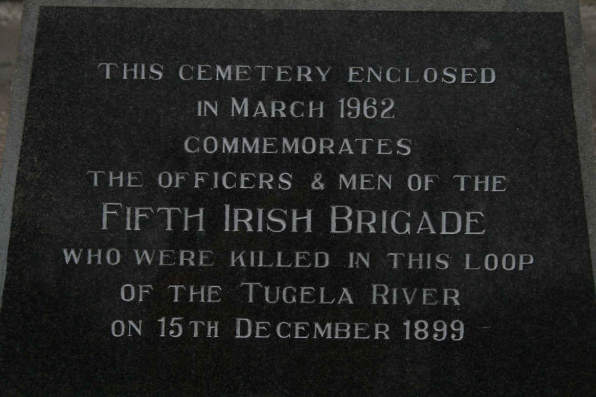 04. Plaque - Officers &amp; Men of the 5th Irish Brigade 1899