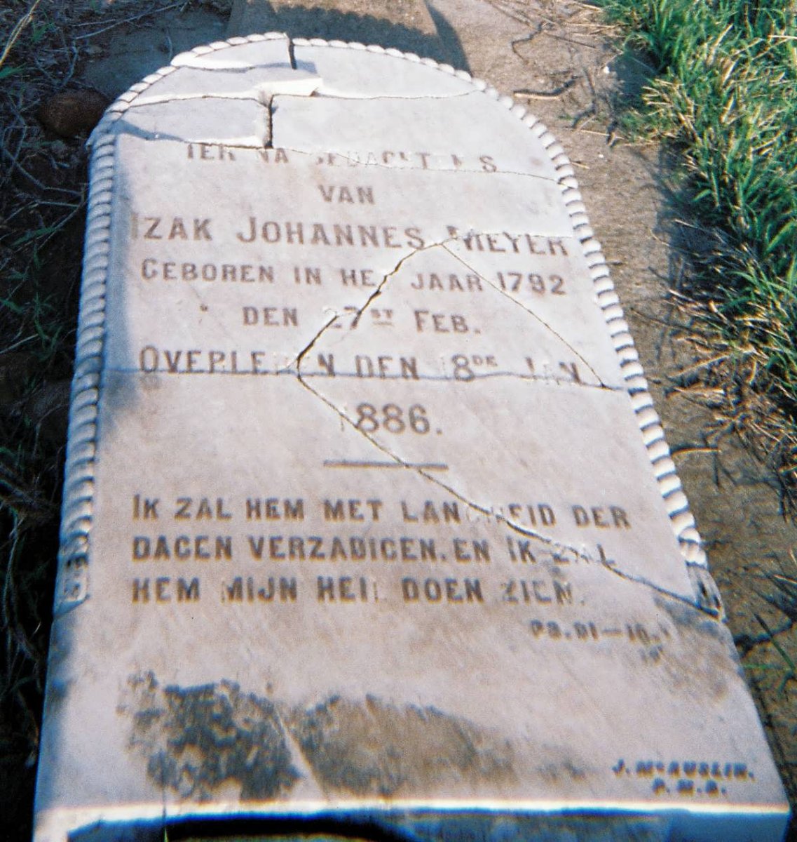 MEYER Izak Johannes 1792-1886