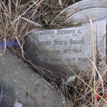 HOWELL James Henry -1924 &amp; Emily Frances -1925