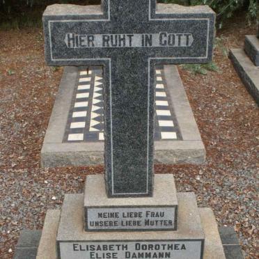 DAMMANN Elisabeth Dorothea Elise nee WELLMANN 1908-1965