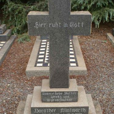 KLINTWORTH Dorathee 1866-1962